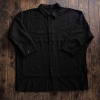 MITTAN / 亜麻苧麻絹コート / CT-47 / 黒