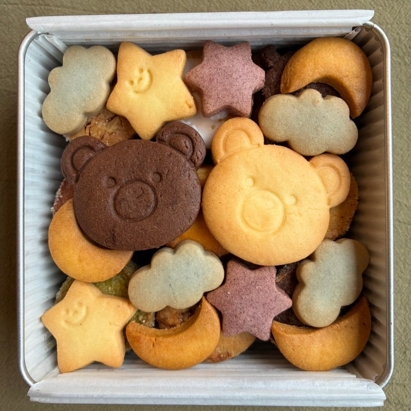 双子くまちゃん星空クッキー🧸🌃 | 菓子工房くま