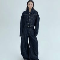【受注販売】Rice Cake Noir Selvedge Denim Jacket 【セットアップ対応】