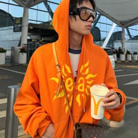 【受注販売】Sunshine Graphic Logo Zip Hoodie