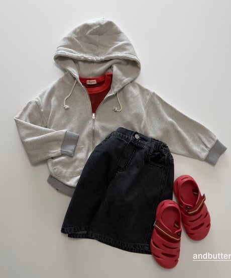 【andbutter】Snap 3/4 Sleeve T