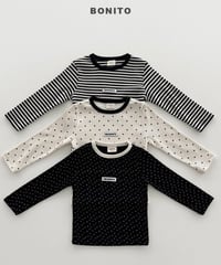 【bonito】Series Ribbed Tee