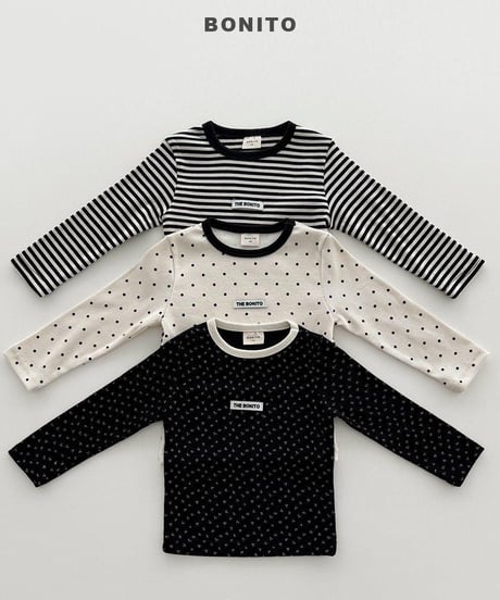 【bonito】Series Ribbed Tee