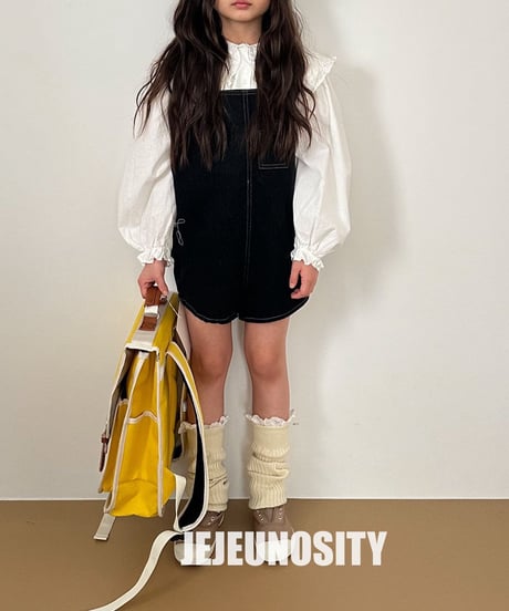 【jejeunosity】cotton belly shot overall