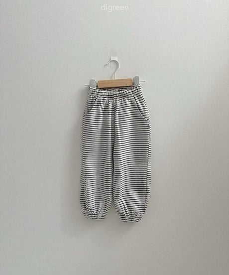 【digreen】J Stripe Jogger Pants