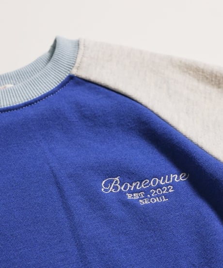 【BONEOUNE】Crayon Raglan Sweatshirt
