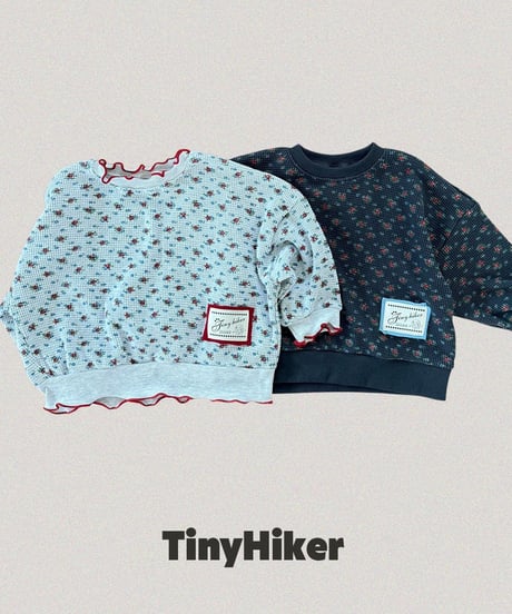 【tiny hiker】Madeleine Waffle Sweatshirt