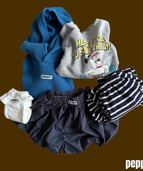 【pepper】waffle vest