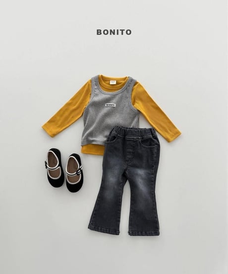 【bonito】Bootcut Stretch Denim Pants