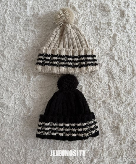 【jejeunosity】24W knit ball Beanie