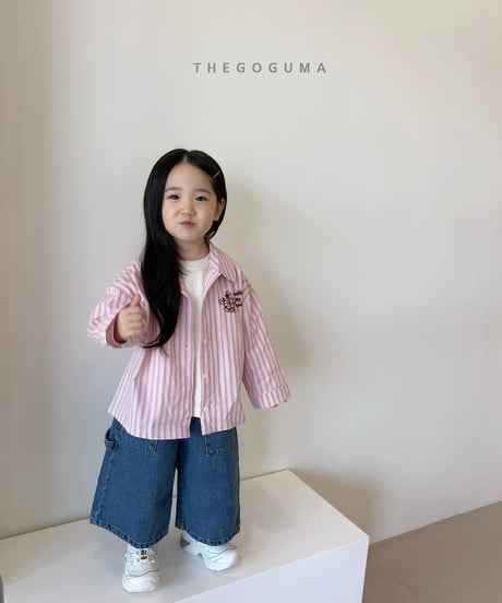 【THEGOGUMA】Cute Embroidery Shirt