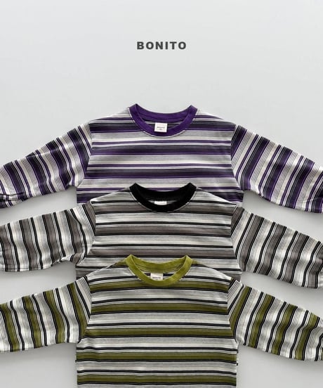 【bonito】Track ST Ribbed Tee