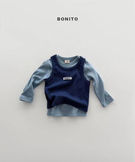 【bonito】Ribbed Layered Tank Top