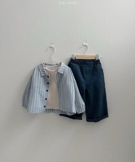 【minirobe】Critic Ribbed Tee