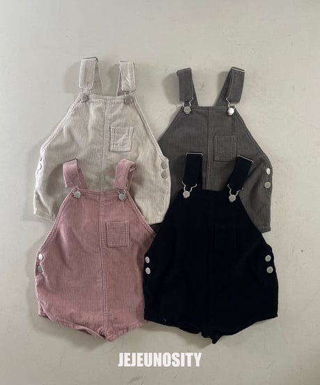 【jejeunosity】24 corduroy berry shot overall