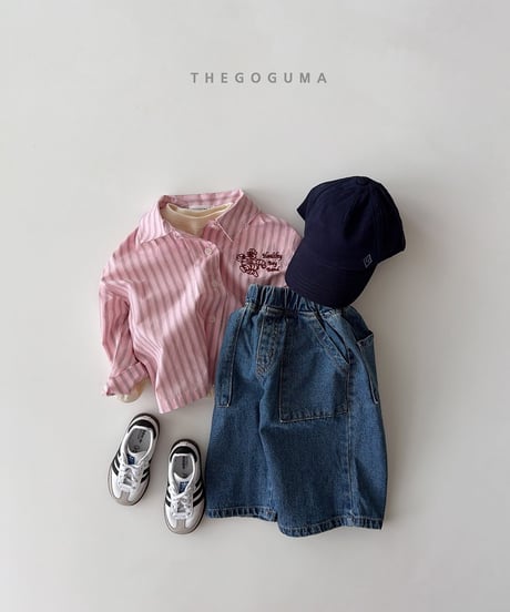 【THEGOGUMA】Cute Embroidery Shirt
