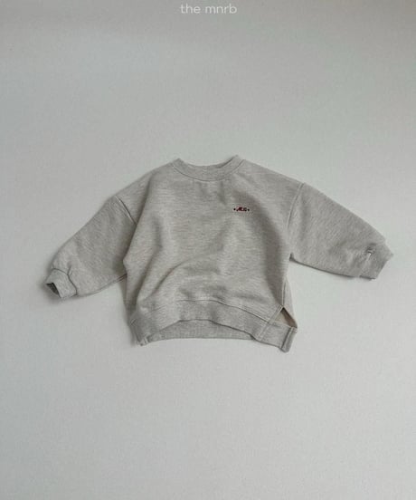 【minirobe】Unbal Sweatshirt