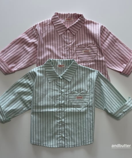 【andbutter】Macaron Heart Shirt