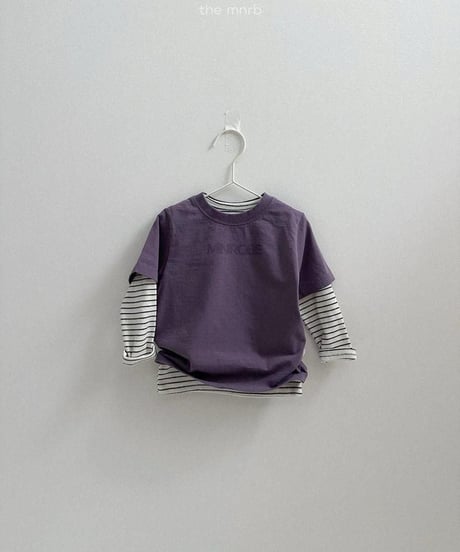 【minirobe】Urban Logo Short Sleeve Tee