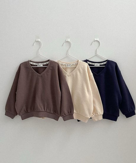 ママサイズも！【digreen】Teddy V Sweatshirt