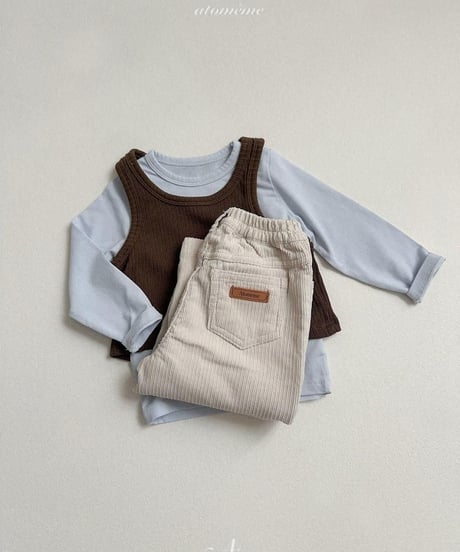【atomeme】Crepe Corduroy Pants