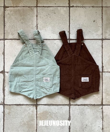 【jejeunosity】corduroy berry shot overall