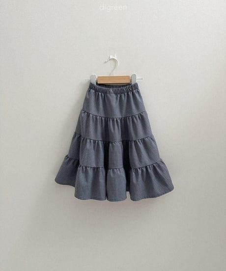 【digreen】Check Cancan Skirt