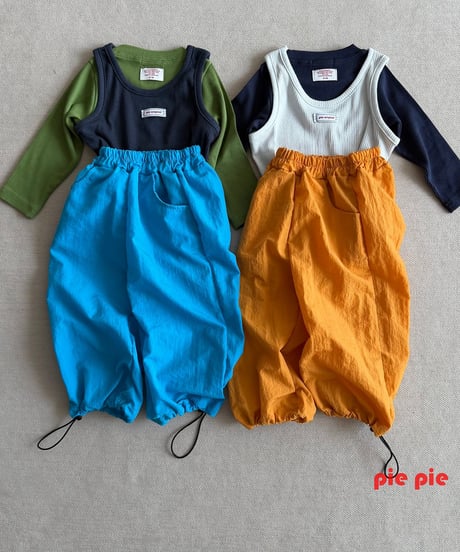 【pie】baloon string pants