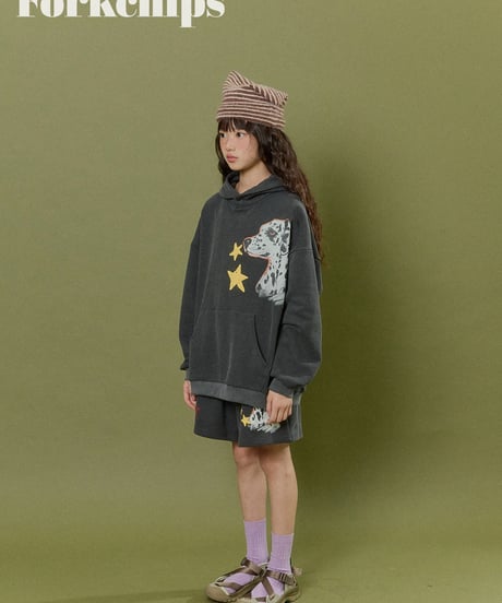 【fork-chips】dalmatian hoodie