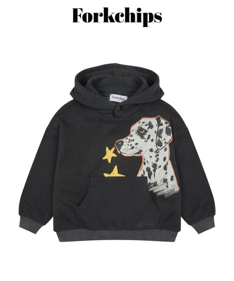 【fork-chips】dalmatian hoodie