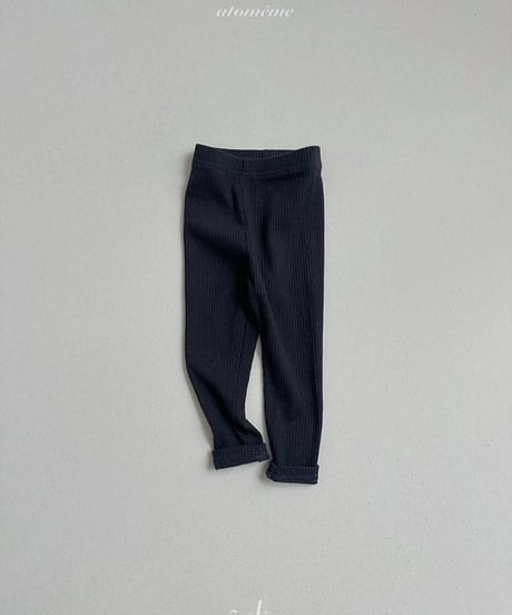 【atomeme】Milky Ribbed Leggings