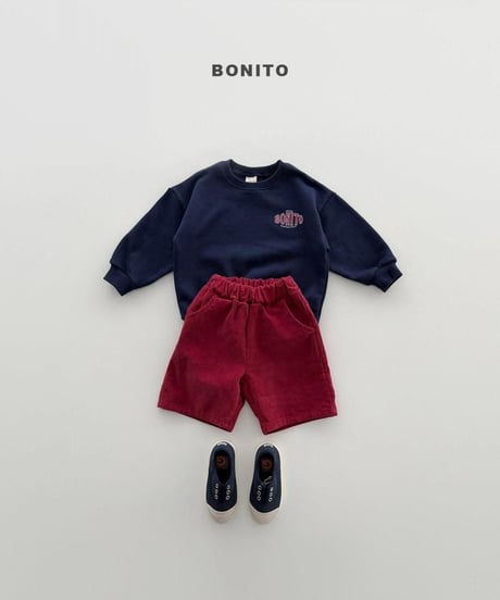 【bonito】Embossed Bonito Sweatshirt (Adult)