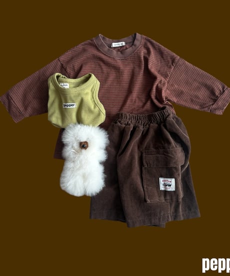 【pepper】coco ball corduroy pants