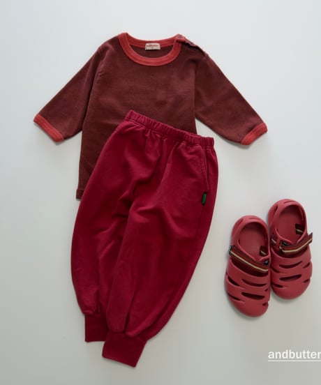 【andbutter】Snap 3/4 Sleeve T