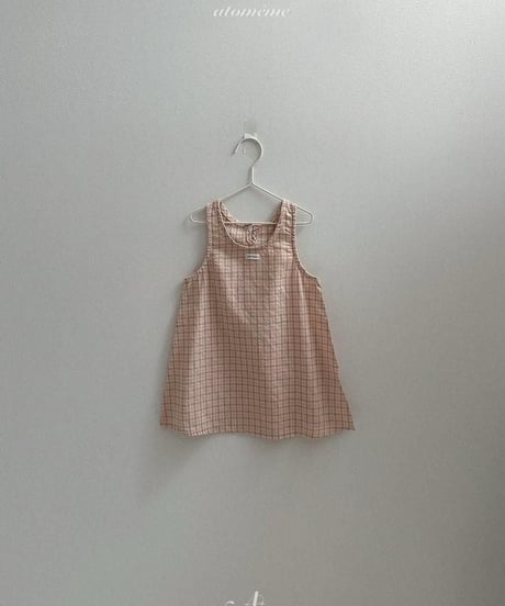 【atomeme】Hay Check Dress