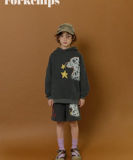 【fork-chips】dalmatian hoodie