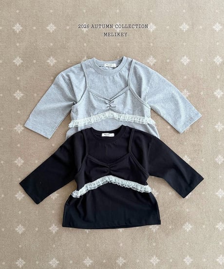 【melikey】Layered Tee