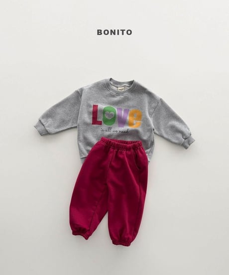 【bonito】Love Sweatshirt