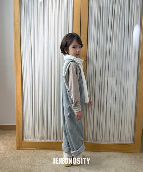【jejeunosity】corduroy berry loom overall