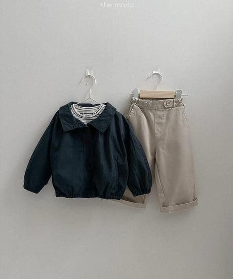 【minirobe】Ruffle Short Trench Coat