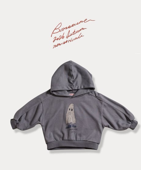 【BONEOUNE】Ghost Hood Top