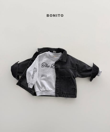 【bonito】The Bonito Lettering Sweatshirt (Adult)