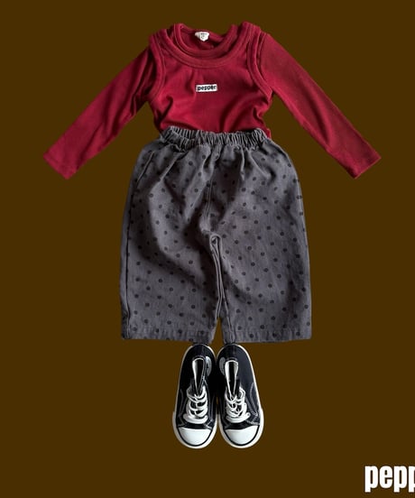 【pepper】dot pants