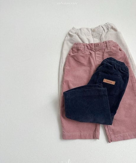 【atomeme】Crepe Corduroy Pants
