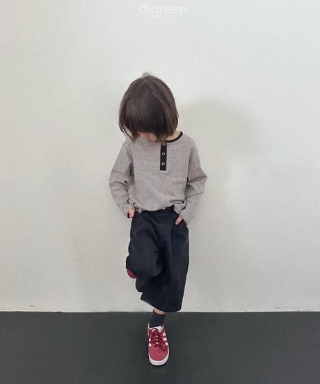 【digreen】Henry Neck Alle Tee