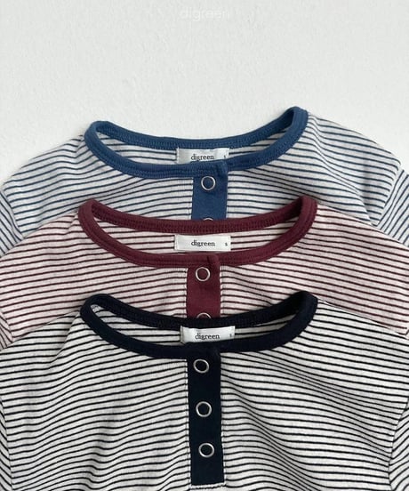 【digreen】Henry Neck Alle Tee