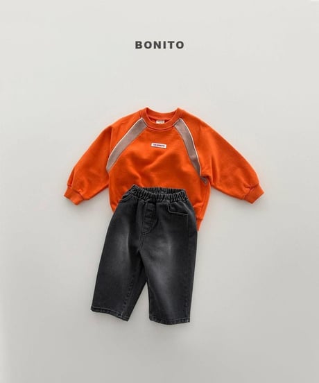 【bonito】Raglan Piping Sweatshirt