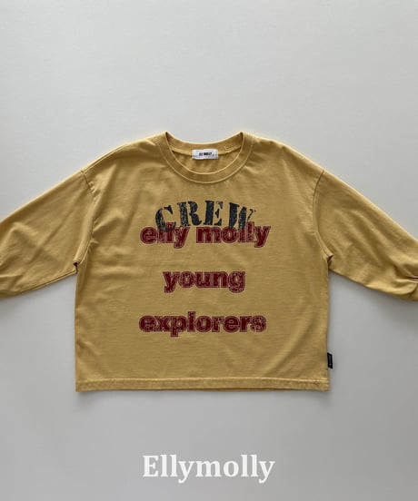 【ellymolly】crew box T