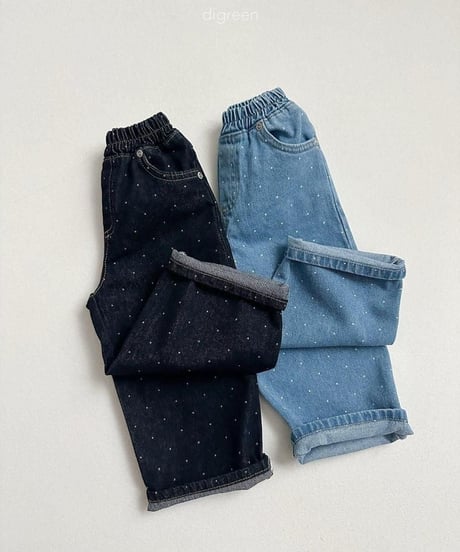 【digreen】Dot Denim Pants