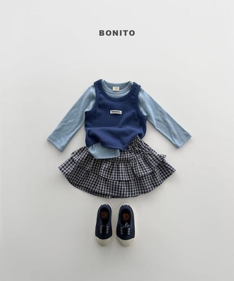 【bonito】Ribbed Layered Tank Top
